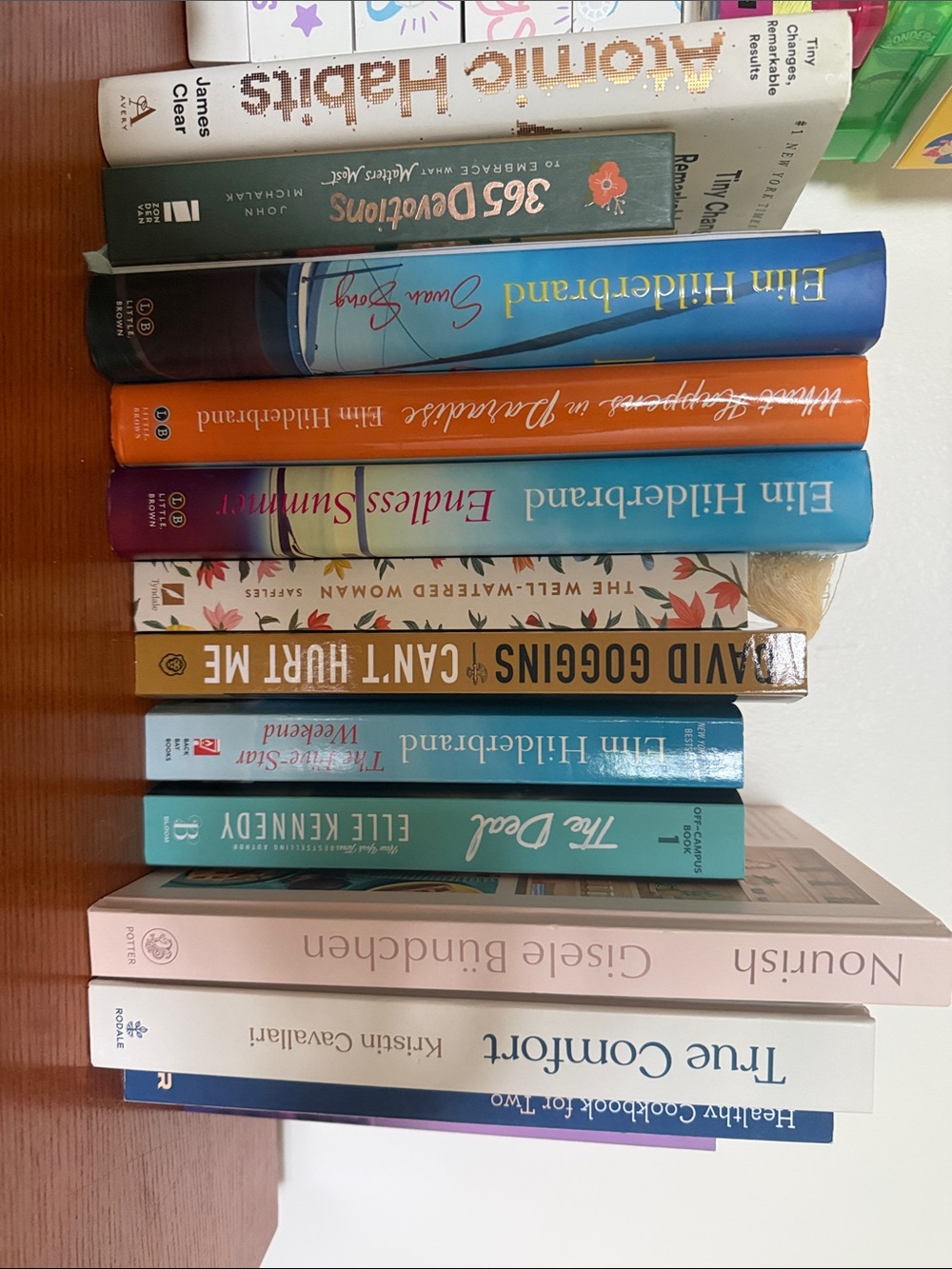 Assortment of books